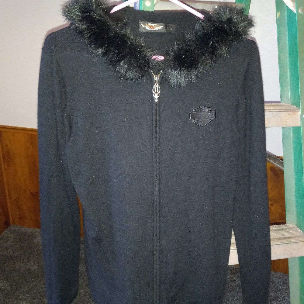 Ladies Harley Davidson Hooded Sweater